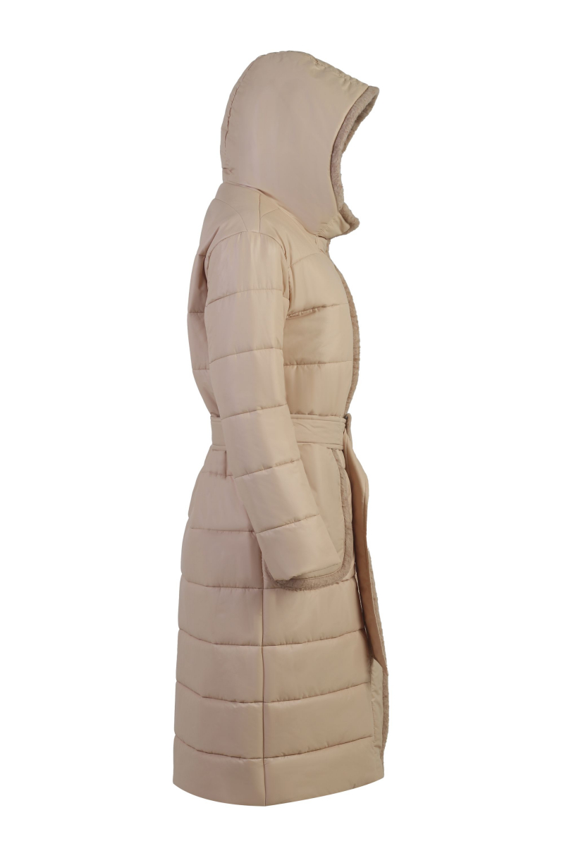 Женское пальто Elema 5-12071-1-164 бежевый