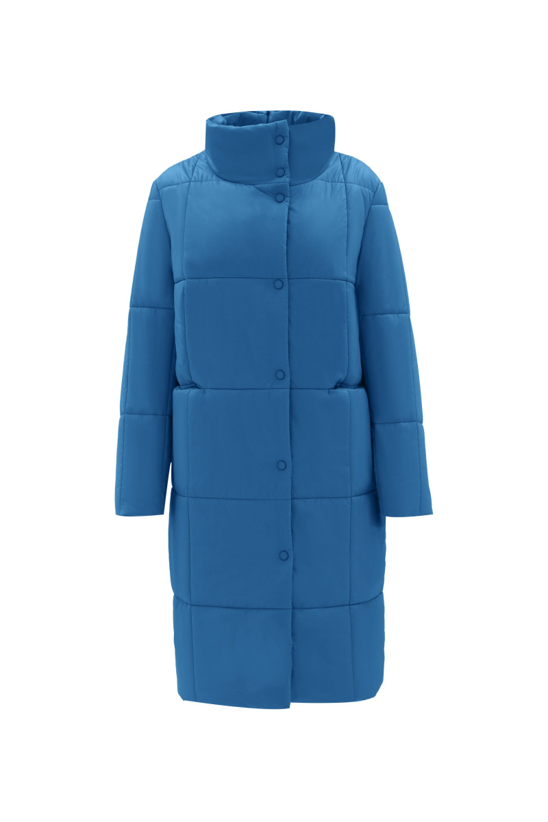 Женское пальто Elema 5-12339-1-164 лазурный