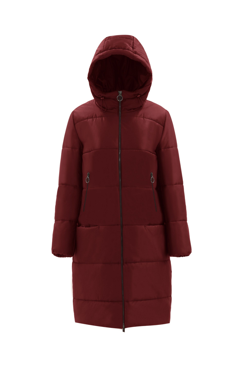 Женское пальто Elema 5-123821-1-164 бордо