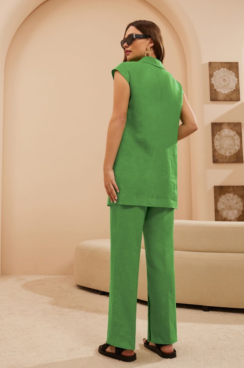 Брючный костюм Lissana 4666 зеленый