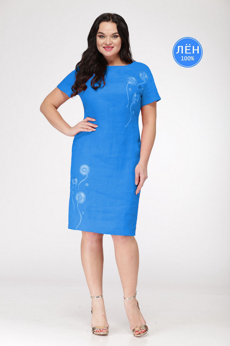 Платье MALI 428 голубой