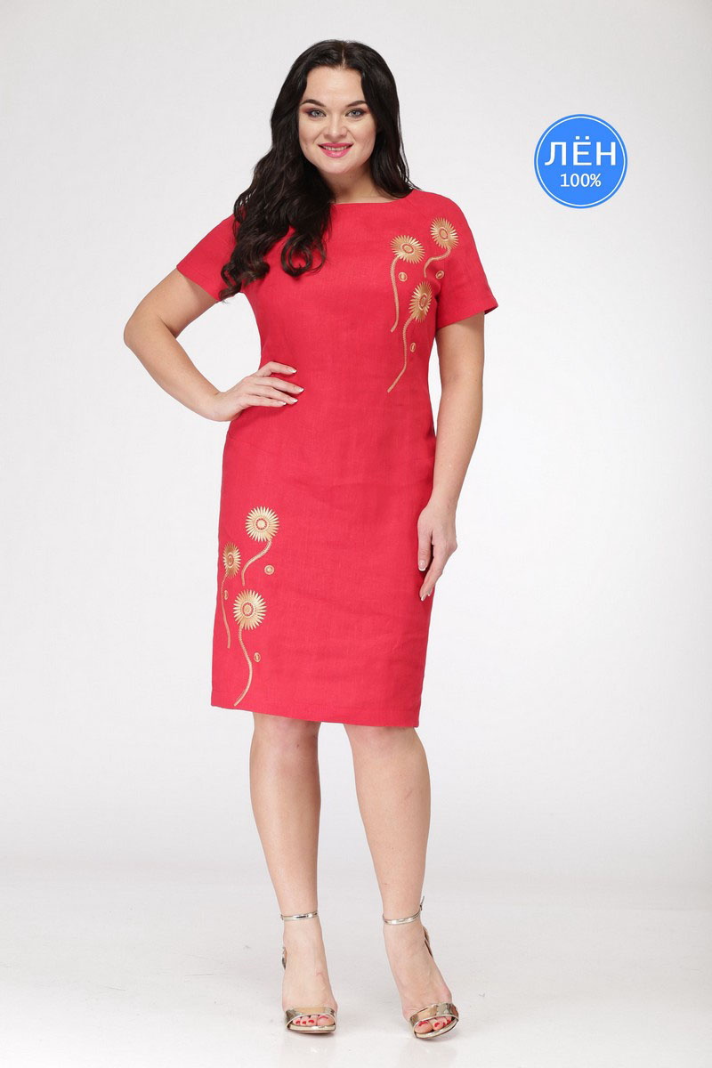 Платье MALI 428 красный
