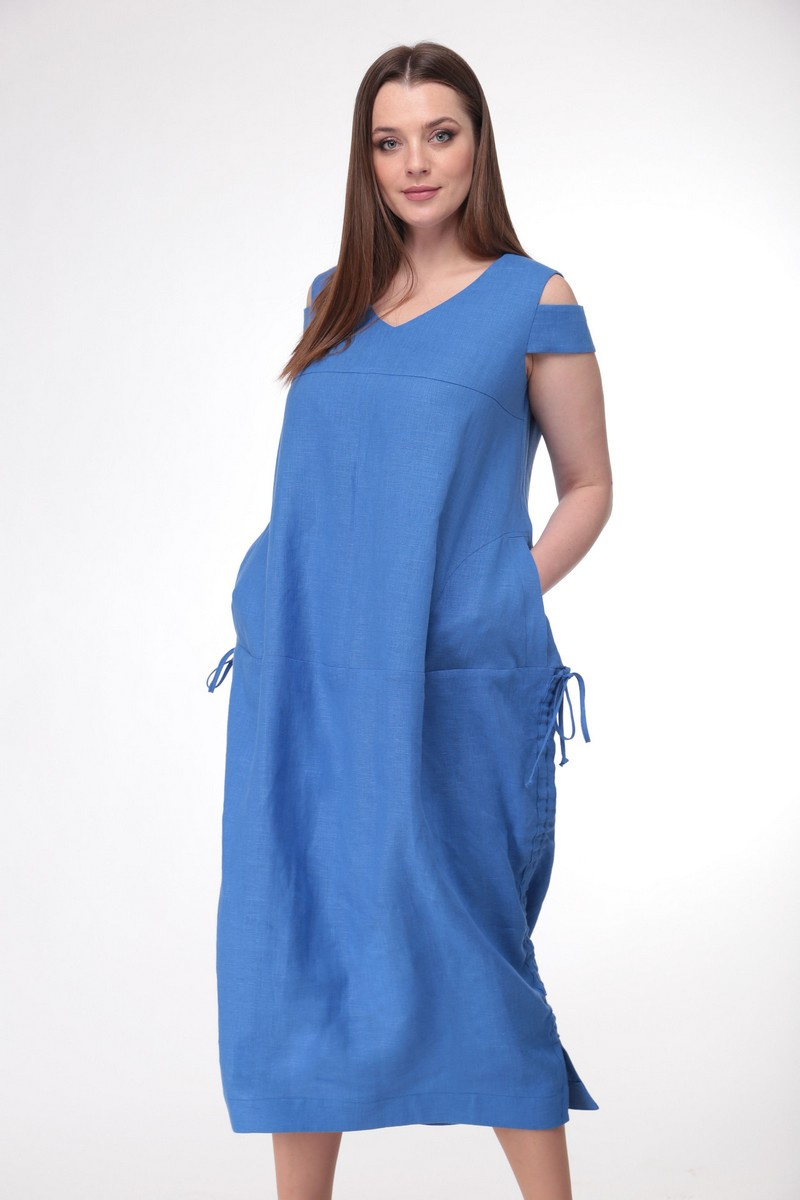 Платье MALI 478 голубой