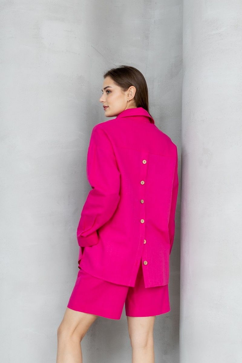 Женский комплект с шортами Atelero 1055 розовая_фуксия