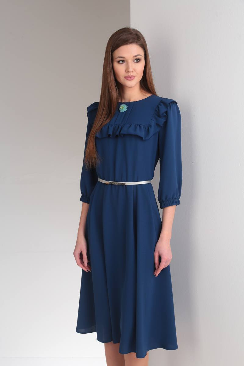 Платье TVIN 7489 синий