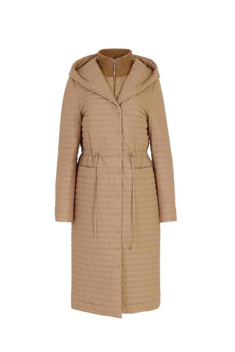 Женское пальто Elema 5-11838-1-170 бежевый