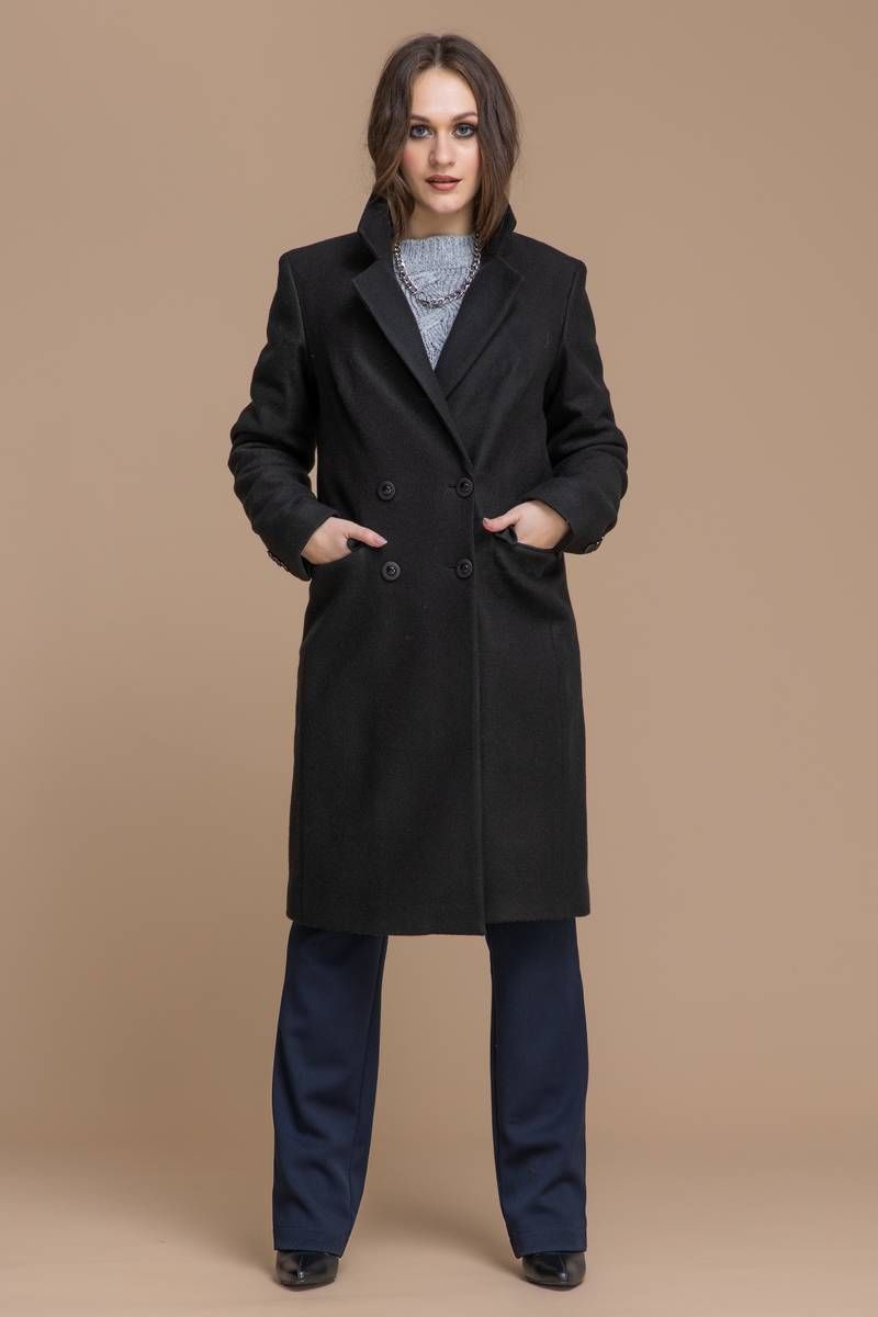 Женское пальто Domna 8310 черный(170)
