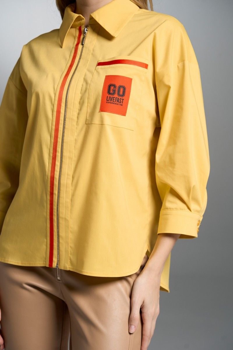 Блузы VI ORO VR-1023 желтый
