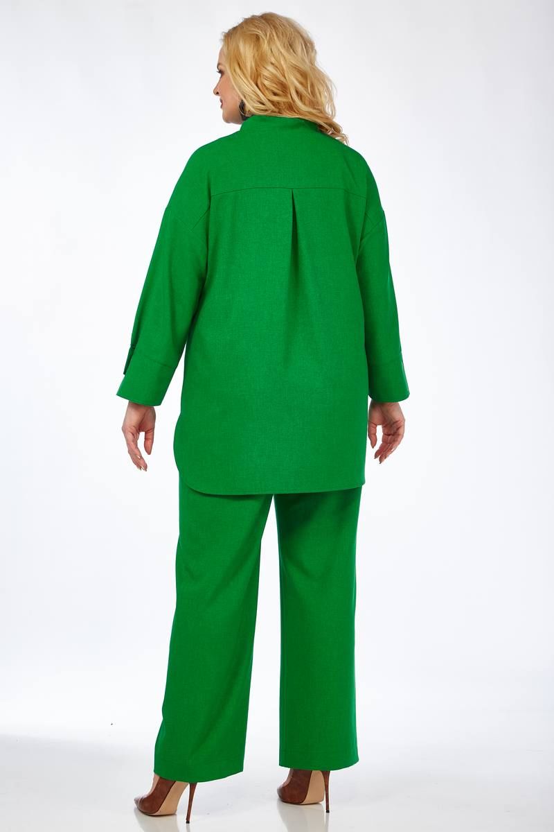 Брючный костюм SVT-fashion 580 зеленый_изумруд