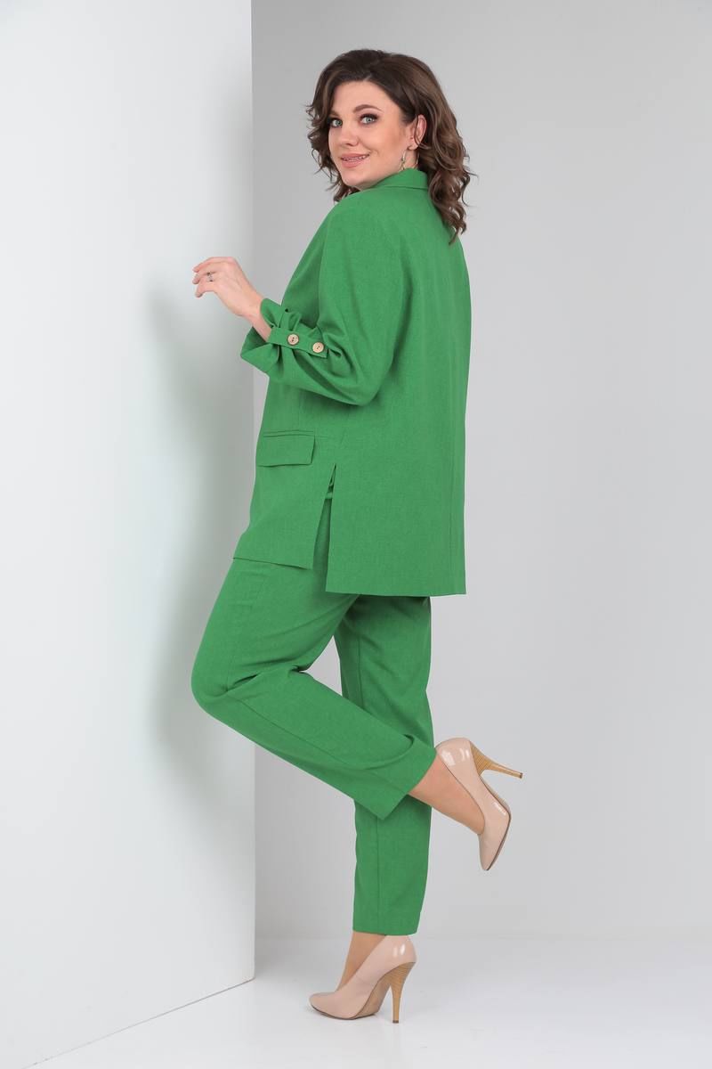 Брючный костюм TVIN 7702 зеленый
