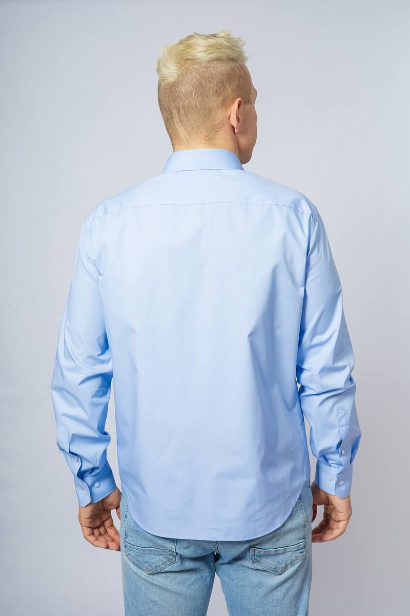 Рубашки с длинным рукавом Nadex 01-046612/204-23_170-176 голубой