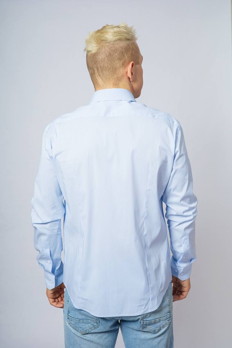 Рубашки с длинным рукавом Nadex 01-047411/309-23_170-176 светло-бело-голубой