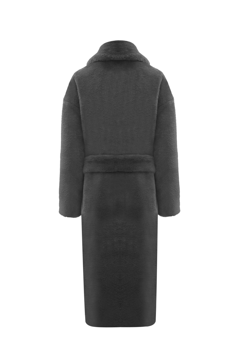 Женское пальто Elema 1-13055-1-170 тёмно-серый