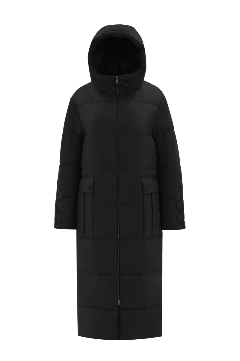 Женское пальто Elema 5-12191-1-170 чёрный