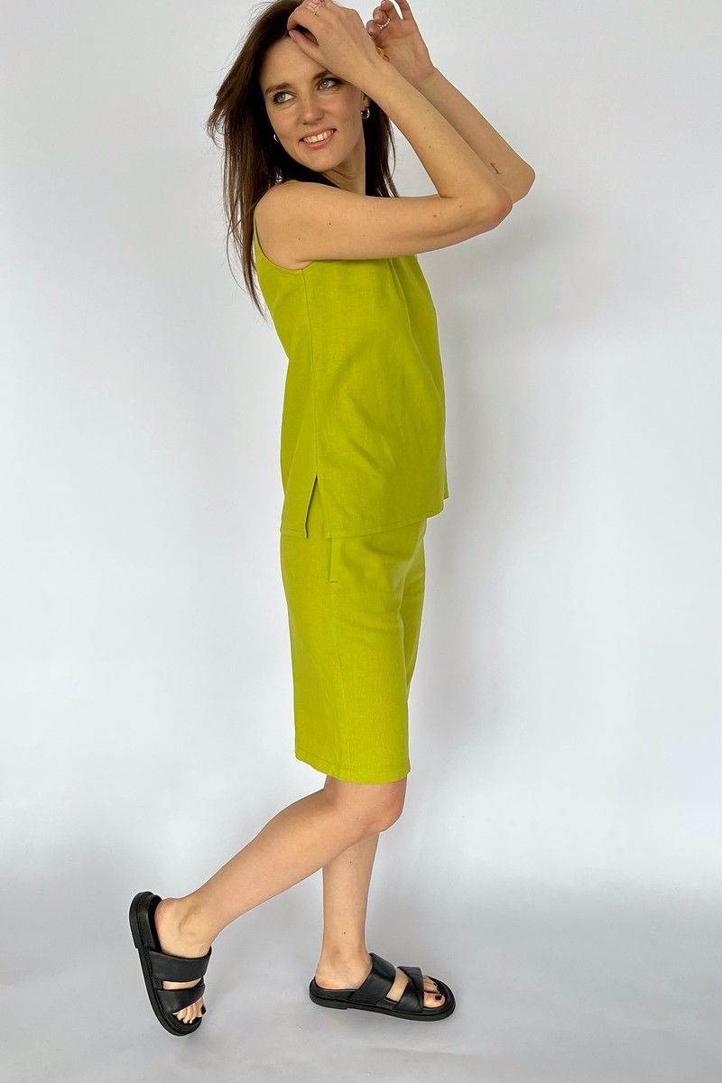 Женский комплект с шортами i3i Fashion 401/2 оливка