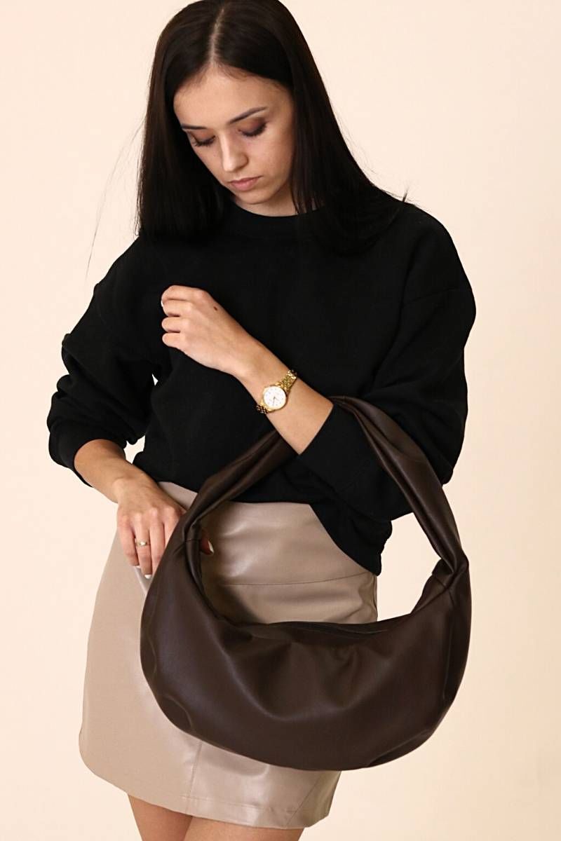 Женская сумка MT.Style HOBO brown2