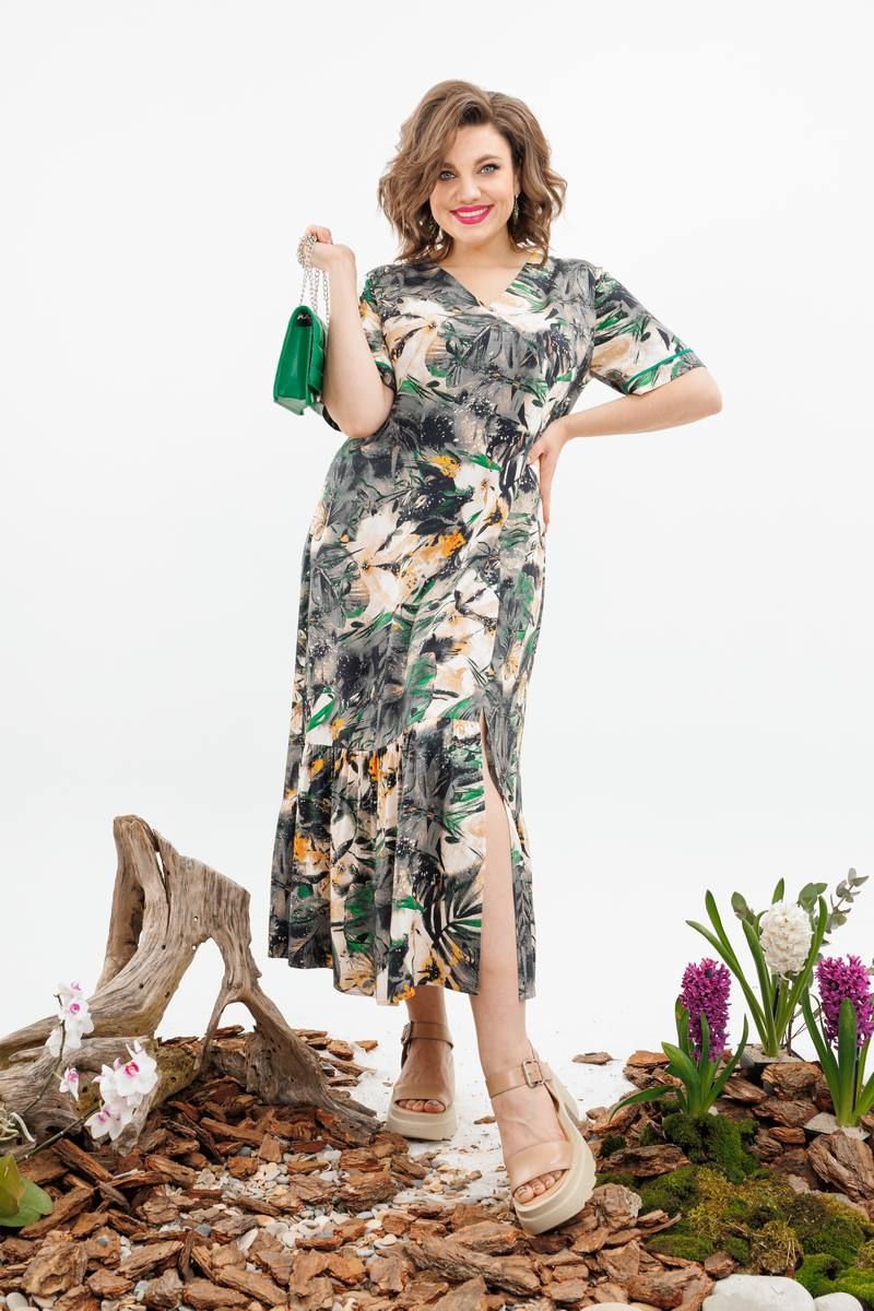 Платья Romanovich Style 1-2509 зеленый