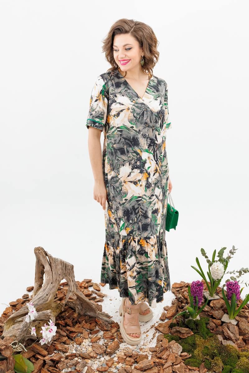 Платья Romanovich Style 1-2509 зеленый