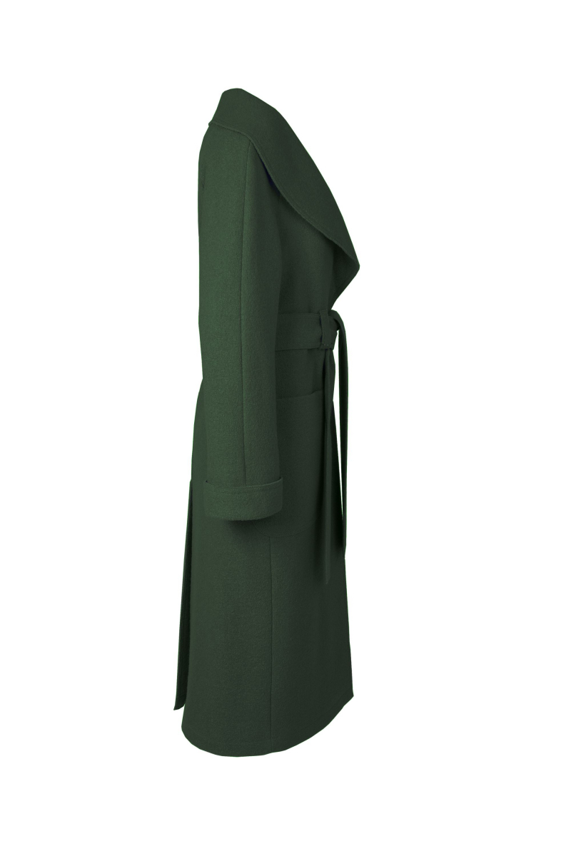 Женское пальто Elema 1-12466-1-170 зелёный