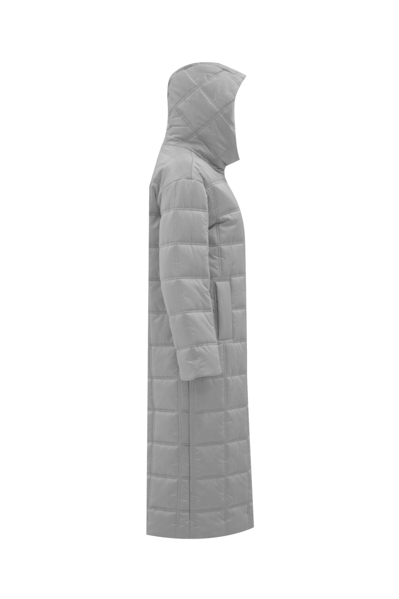 Женское пальто Elema 5-12192-1-164 светло-серый