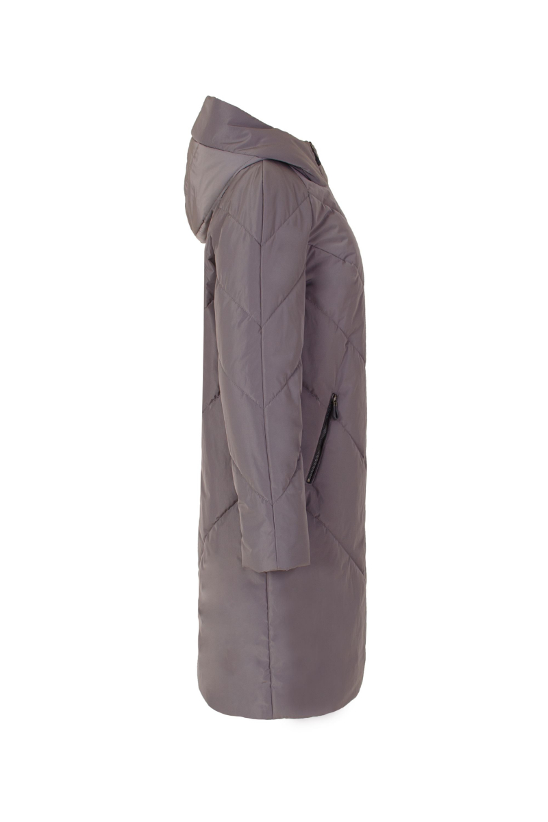 Женское пальто Elema 5-9196-4-164 серый/графит
