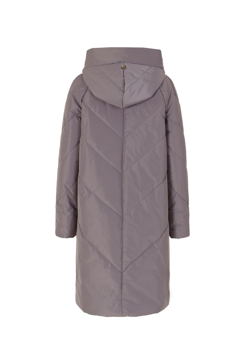 Женское пальто Elema 5-9196-4-164 серый/графит