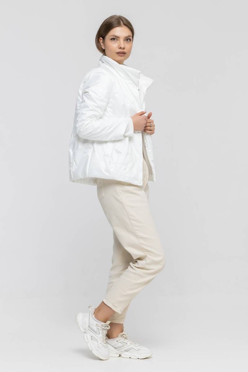 Женская куртка InterFino 02-2022 белый