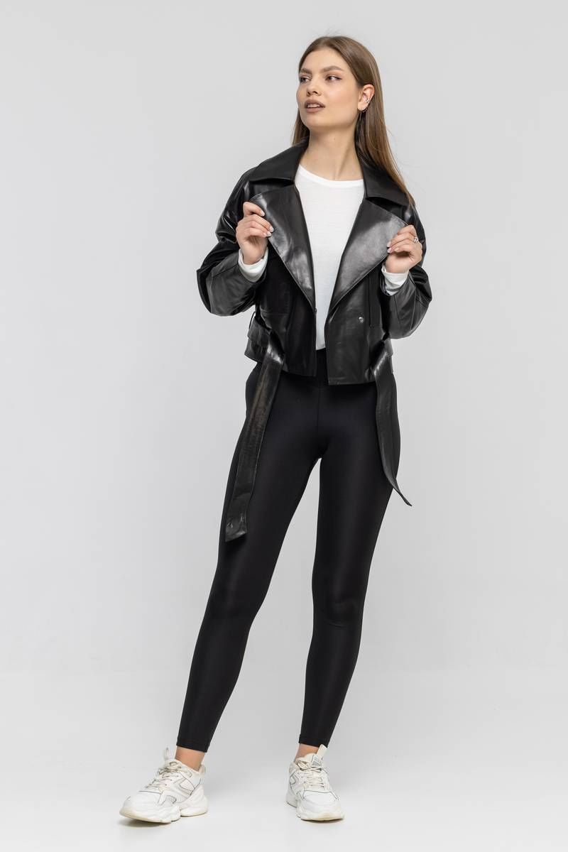 Женская куртка InterFino 97-2022 чёрный