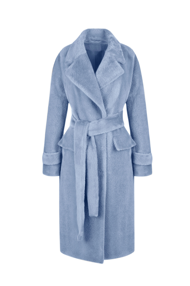 Женское пальто Elema 1-13052-1-164 голубой