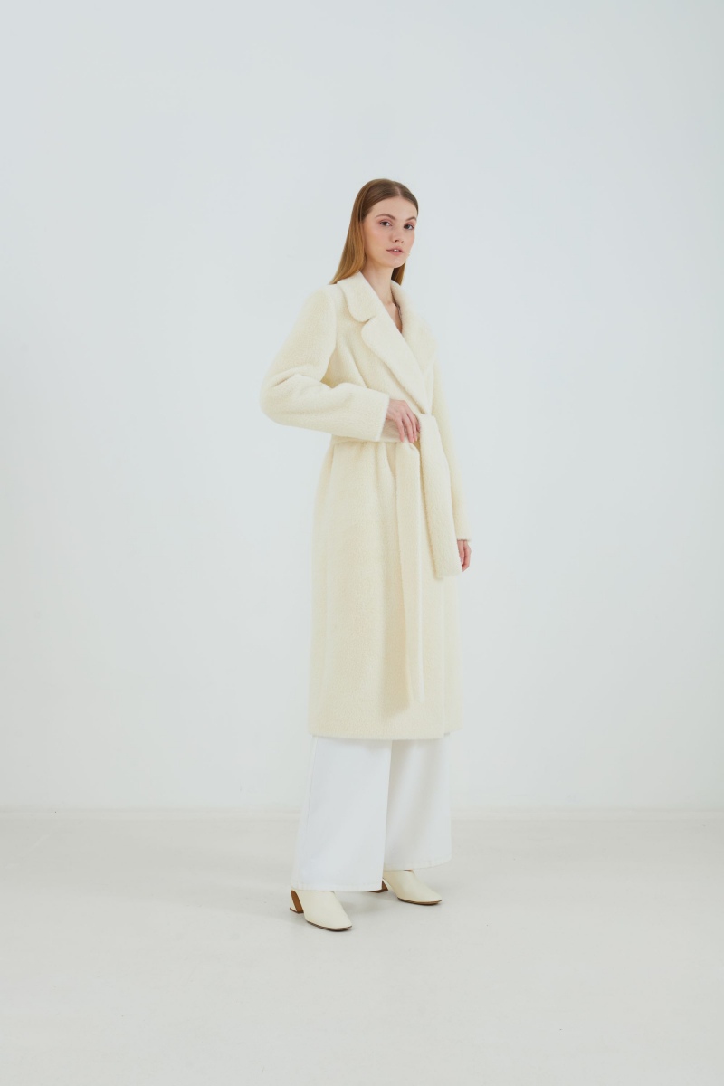 Женское пальто Elema 1-13053-1-170 молоко
