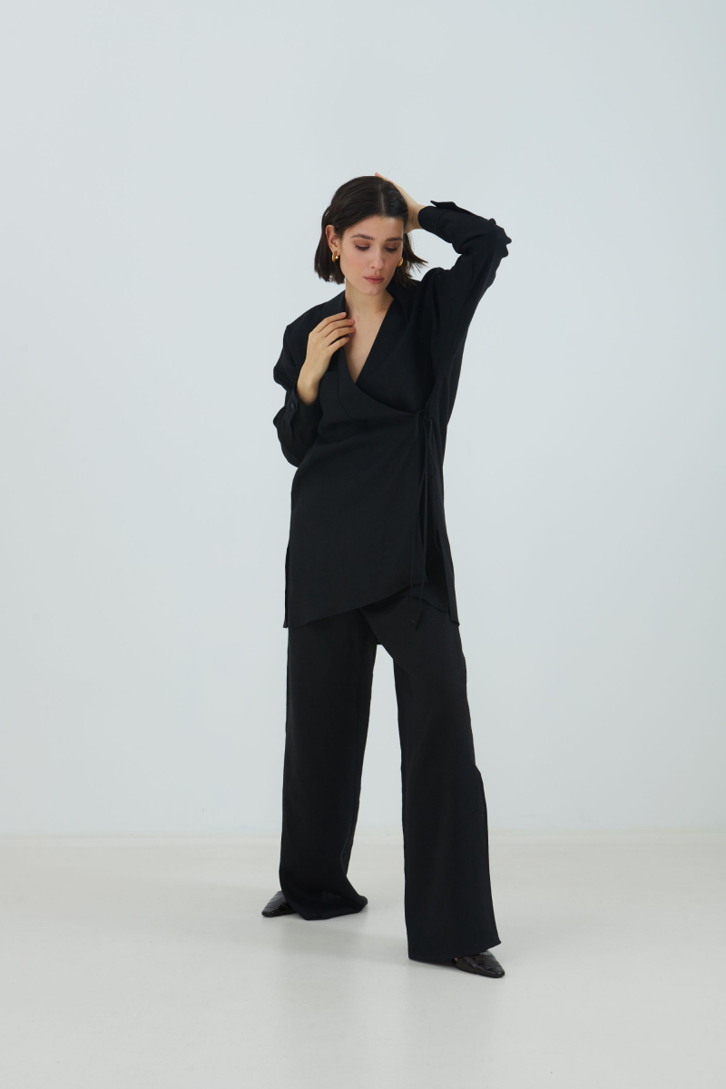 Блузы Elema 2К-12512-1-164 чёрный
