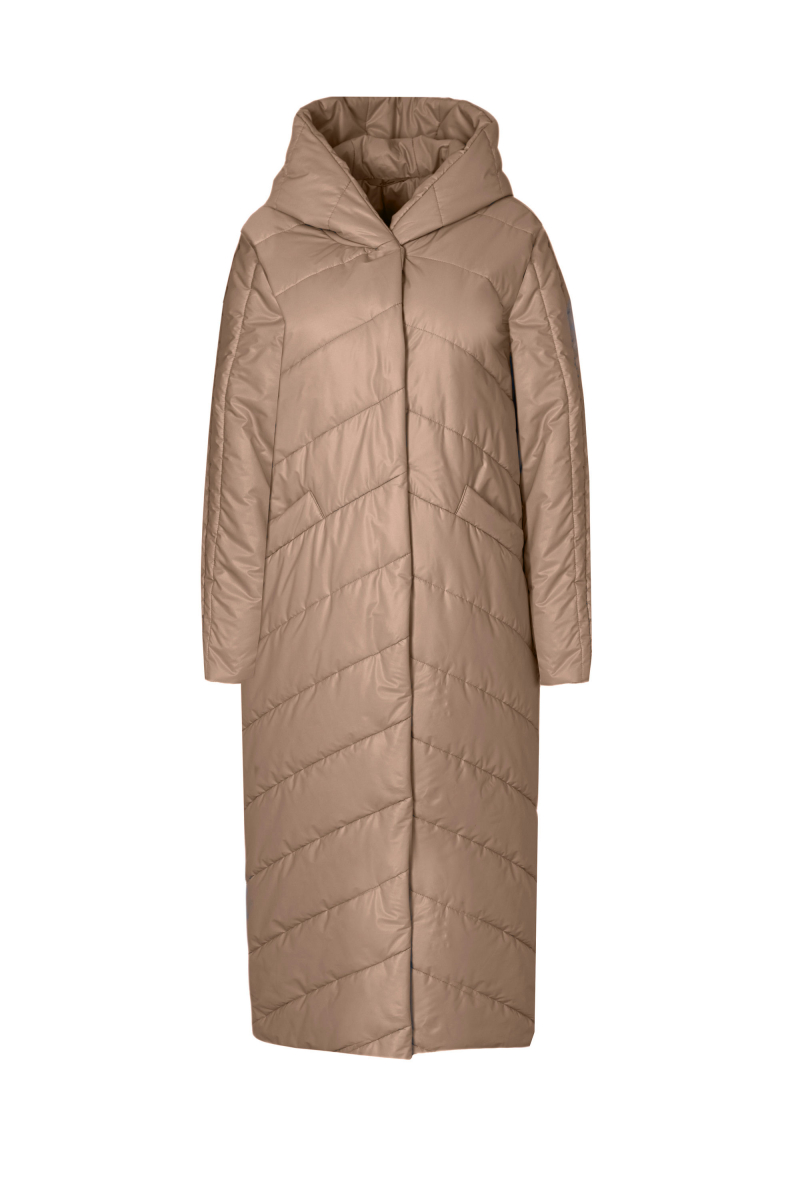 Женское пальто Elema 5-13058-1-170 бежевый