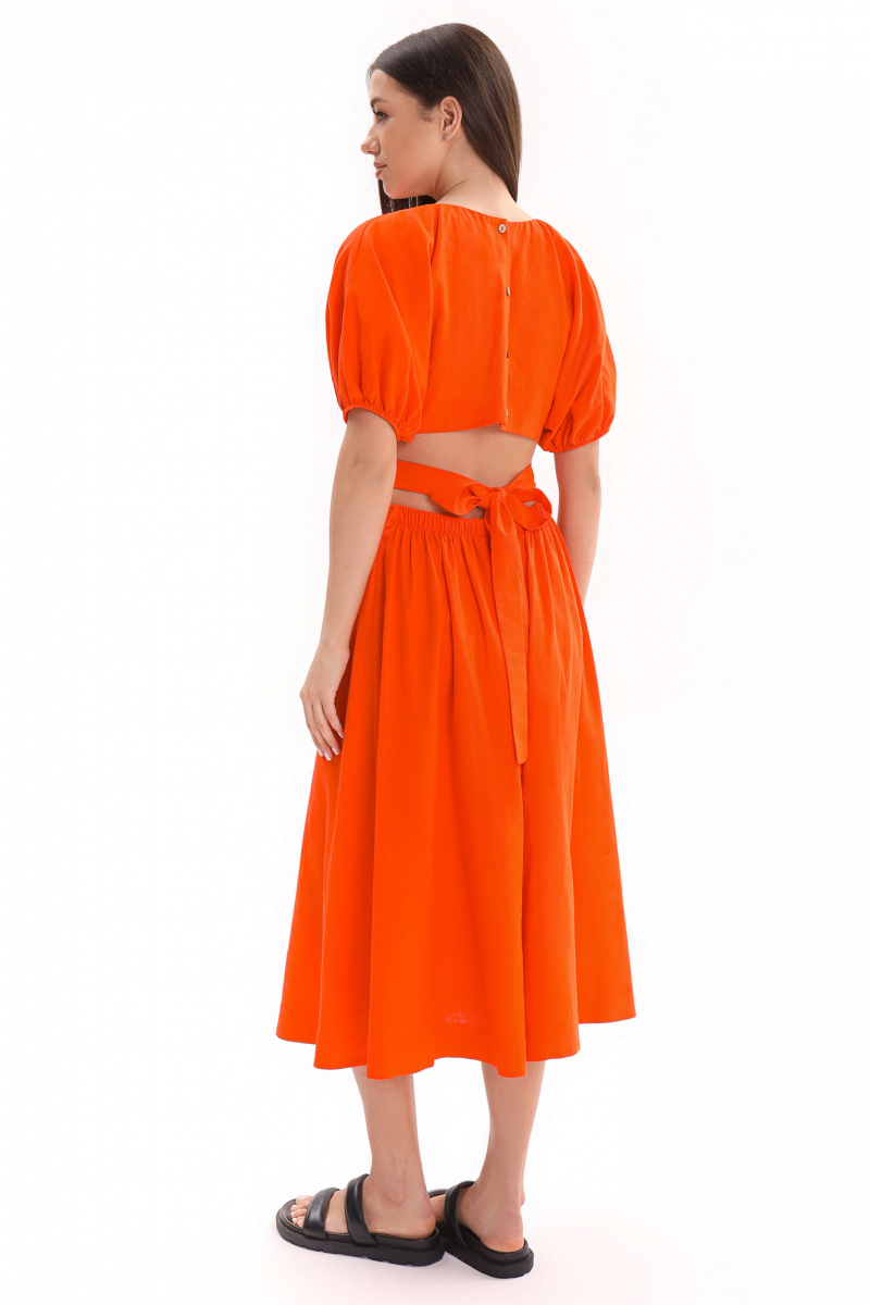 Платья Панда 143380w оранжевый