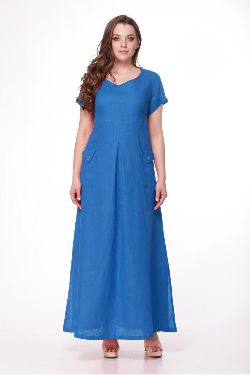 Платье MALI 411 голубой