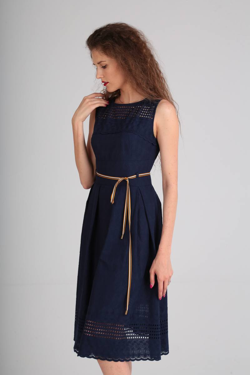 Платье Viola Style 0866 синий