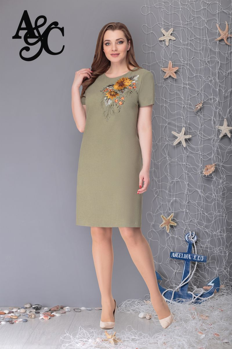 Платье Angelina & Сompany 280/2 зеленый