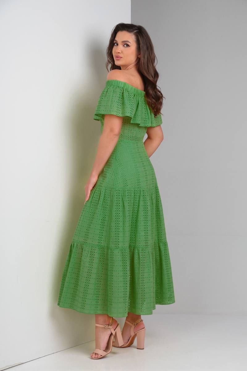 Платья TVIN 7630 зеленый