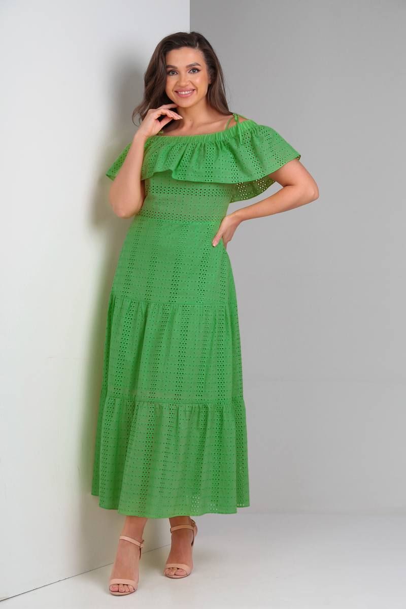 Платья TVIN 7630 зеленый