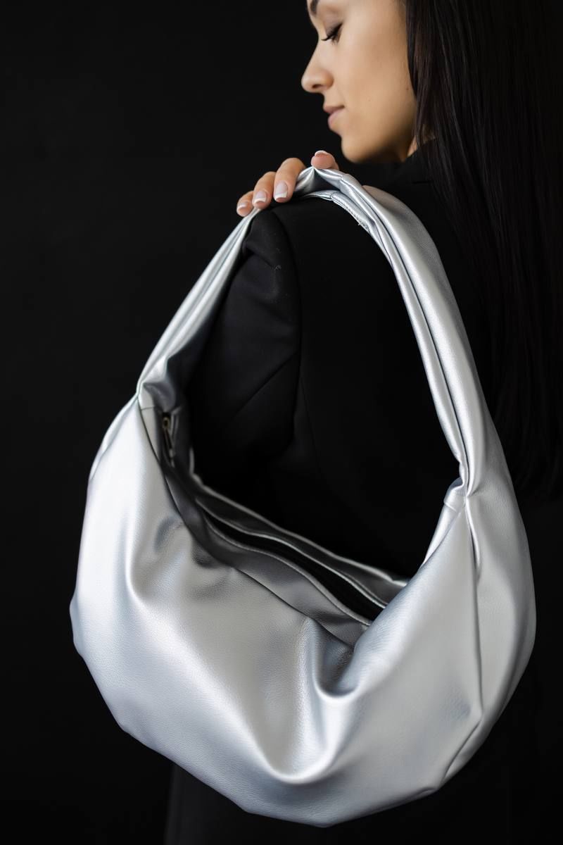 Женская сумка MT.Style HOBO silver2