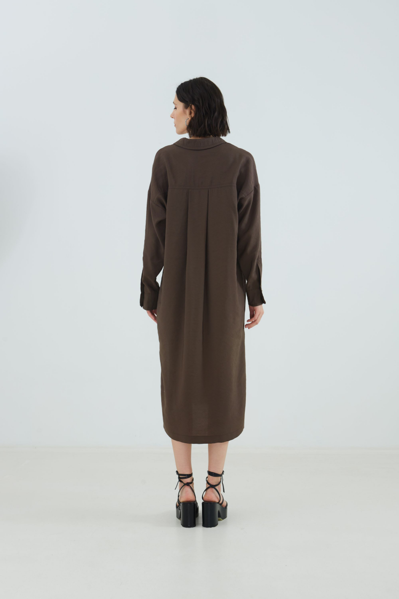 Платья Elema 5К-12489-1-164 коричневый
