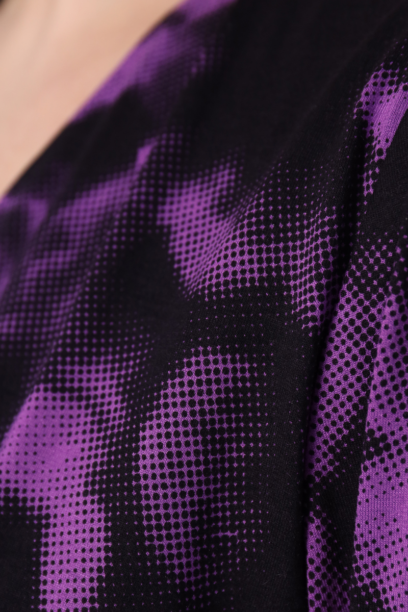 Платья Панда 104980w черно-фиолетовый
