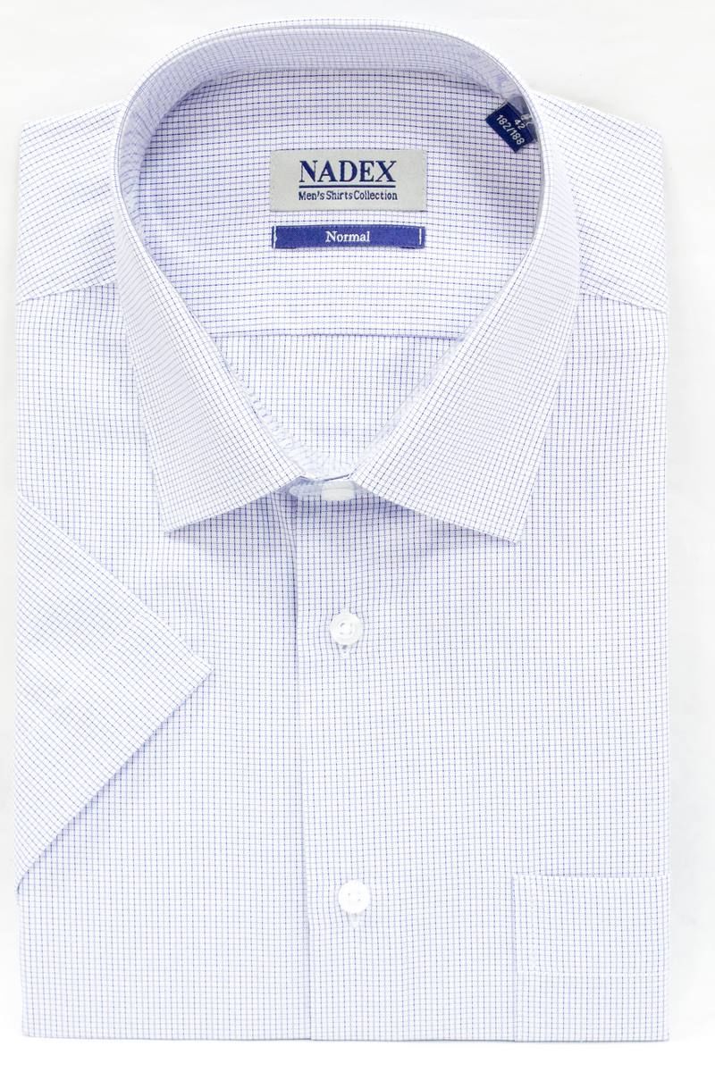 Рубашки с коротким рукавом Nadex 01-036522/404-23_170-176 бело-синий