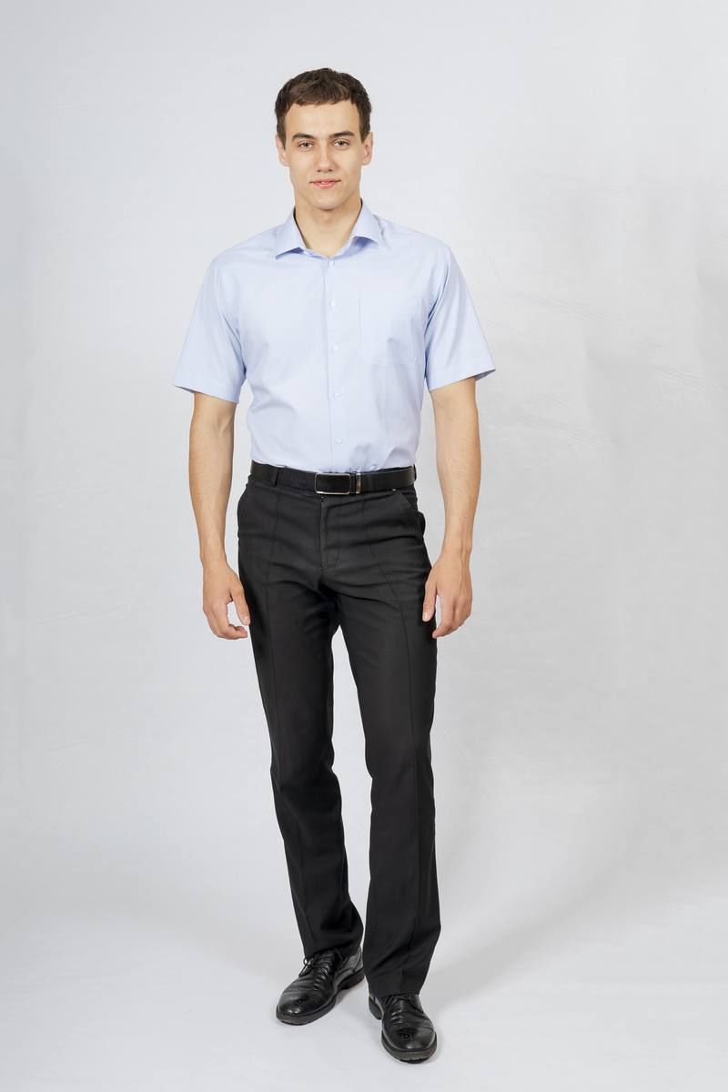 Рубашки с коротким рукавом Nadex 01-036522/404-23_170-176 бело-синий
