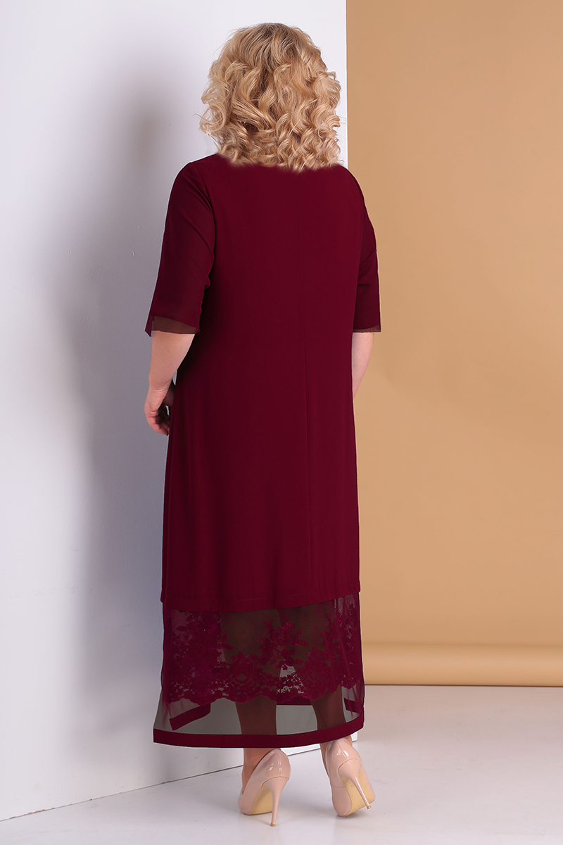 Платье Algranda by Новелла Шарм А3301-бордо