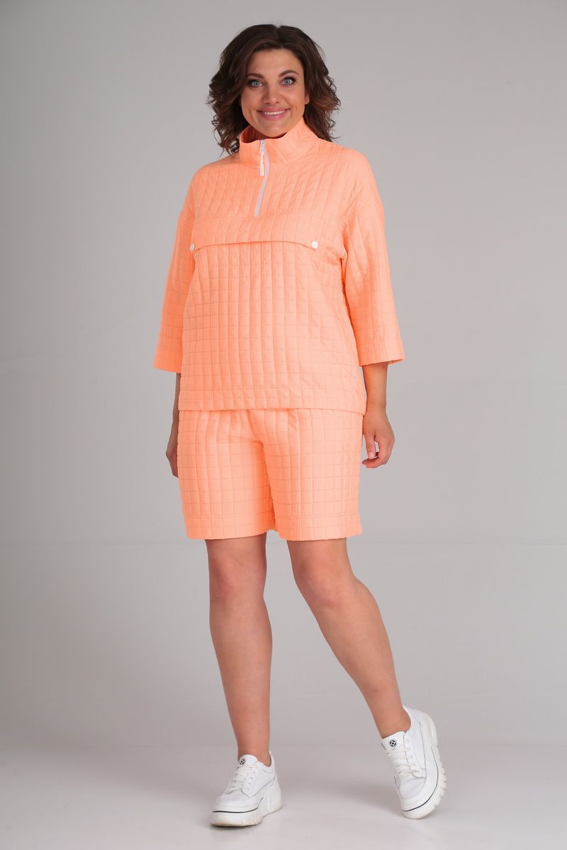 Женский комплект с шортами Mubliz 058 оранжевый