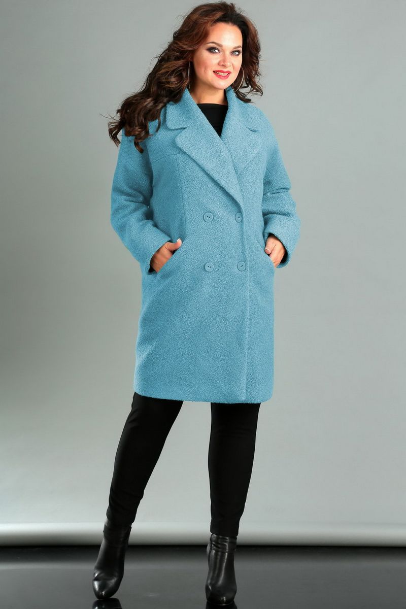 Женское пальто Jurimex 2033 голубой