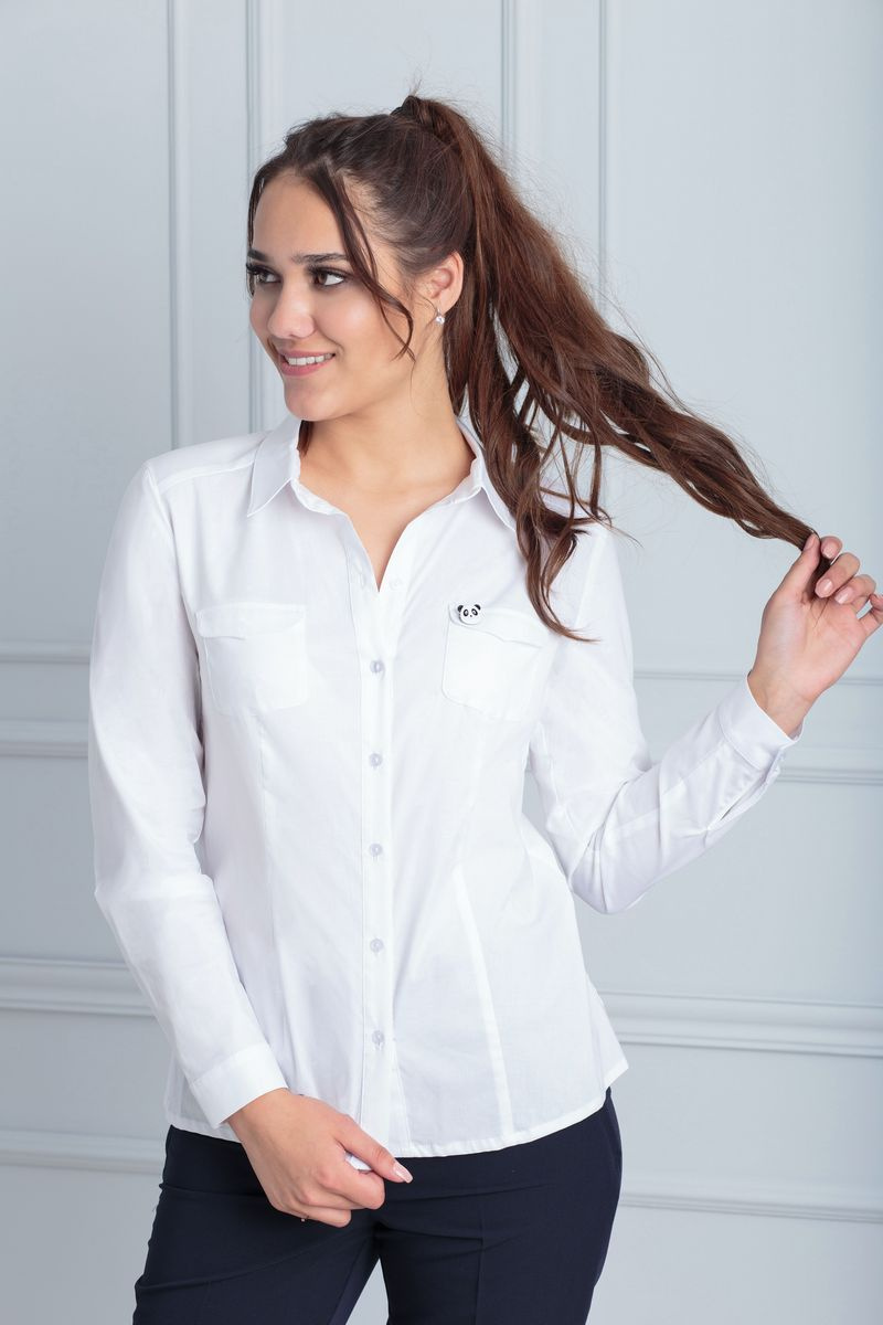 Блузы Anelli 530 белый