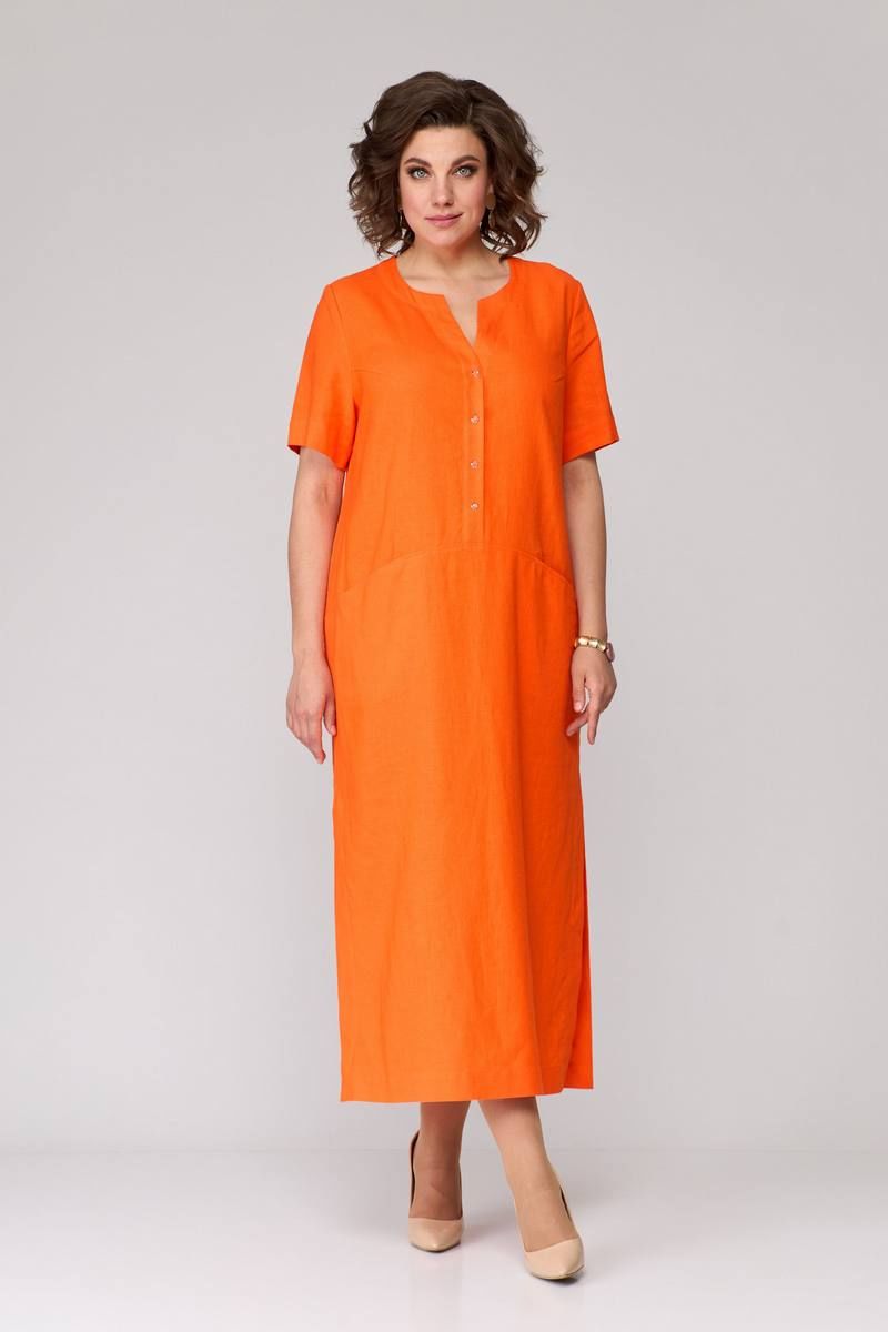 Платья Ollsy 1645 оранжевый