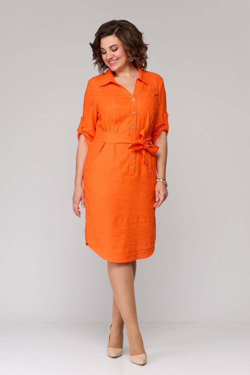 Платья Ollsy 1643 оранжевый