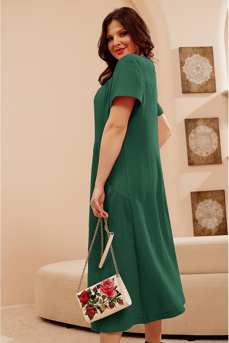 Платья Lissana 4651 сосново-зеленый